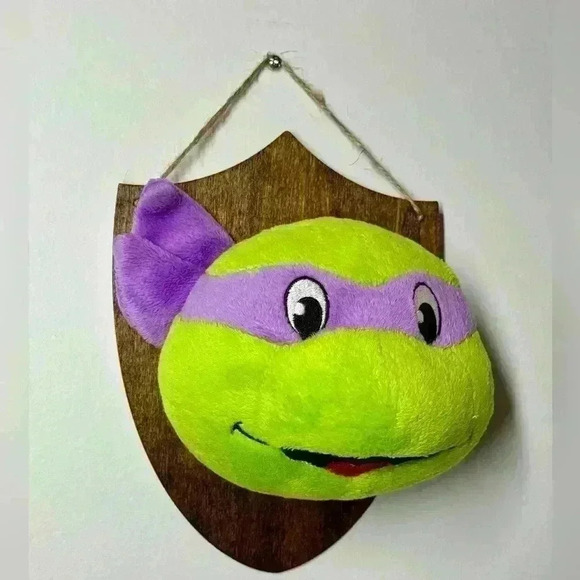 Teenage Mutant Ninja Turtles Custom Trophy Head Mount Plush Animal Wall Decor - Picture 4 of 6